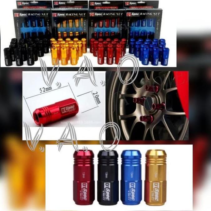 Baut Roda Mobil Variasi Warna