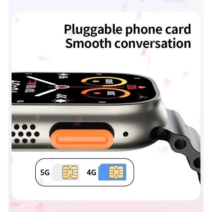 Sim CardHancdon Smartwatch S9 Ultra 1.95-Inch Screen Wifi Full Network Phone Call Ip68 Water Proof S