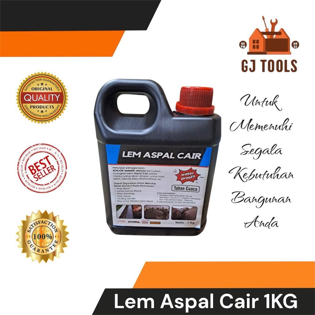 Lem Aspal Cair 1 Kg /Anti Bocor/Penambal Atap Bocor