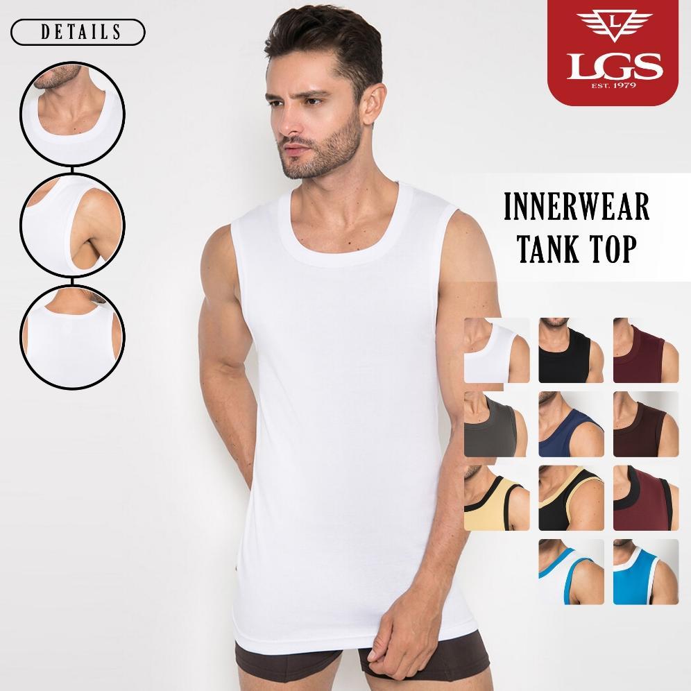 LGS - Innerwear - Pakaian Dalam Pria - Kaos Tank Top - Polos