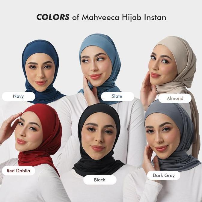 Terpopuler- Hia Everywear Mahveeca Hijab Instan Hijab Sport Sporty Bahan Hacktive Fabric Panjang Mus