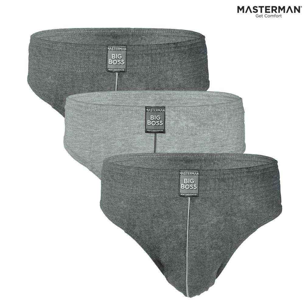 Celana Dalam Pria 3 Pcs MASTERMAN Briefs CD Pria Katun Tetoron BIG BOSS