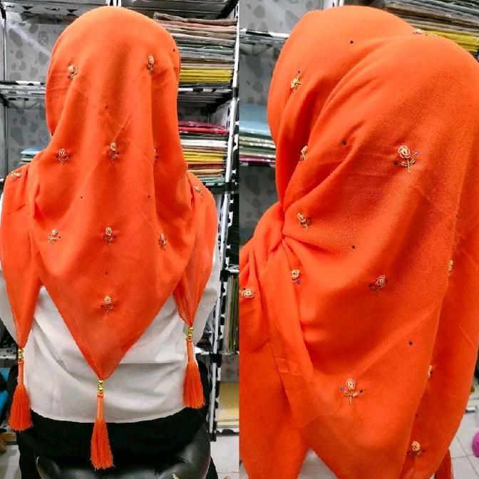 Terpopuler- Hijab Paris Bunga Kecil Banyak Motif