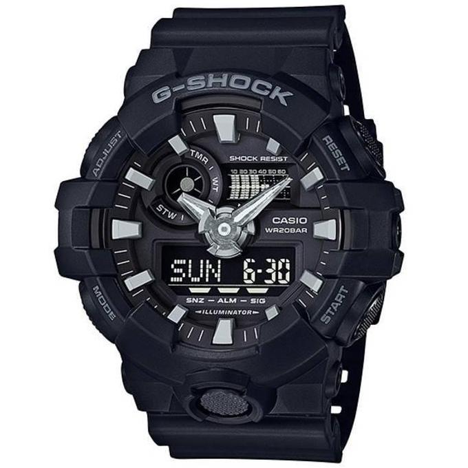 TERLARIS Casio G-Shock GA-700-1B / GShock Ga700-1B Original & Bergaransi