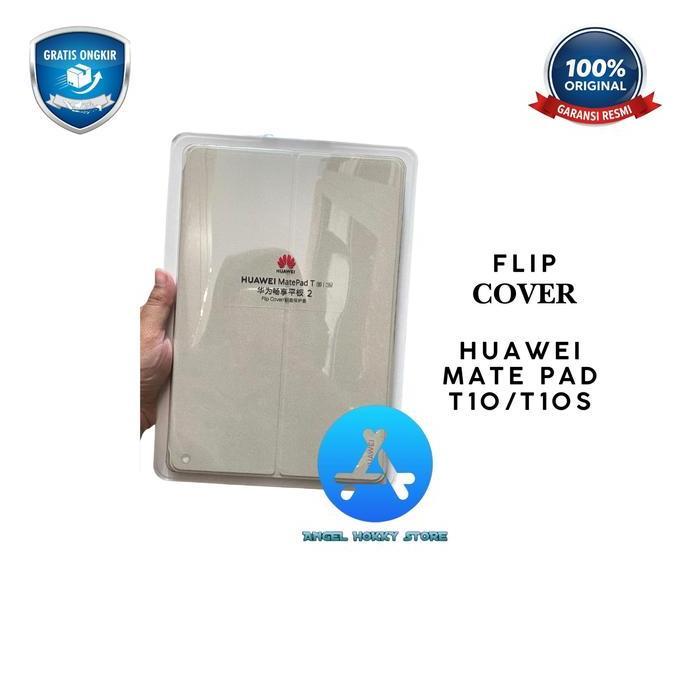 Flip Cover Matepad Huawei T10/ T10S Original Flip Cover Huawei Untuk Tablet Huawei T10 Dan T10S Beig