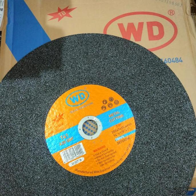 batu potong wd 14 inch /mata gerinda potong besi resibon potong Besar ORI harga per biji