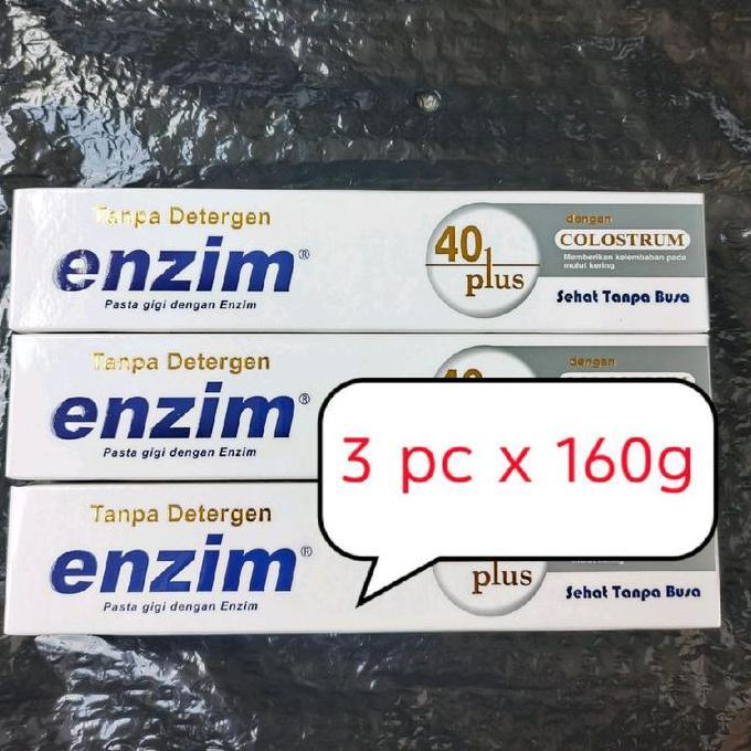 Enzim 40 Plus Pasta Gigi Enzim 40 plus uk 160g - 3 pc.