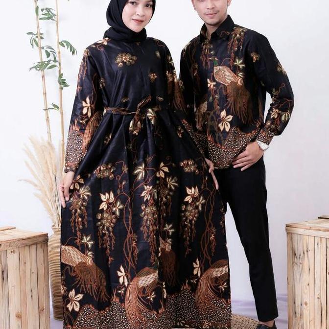 Batik cople batik sarimbit batik pasangan suami istri terlaris Gamis