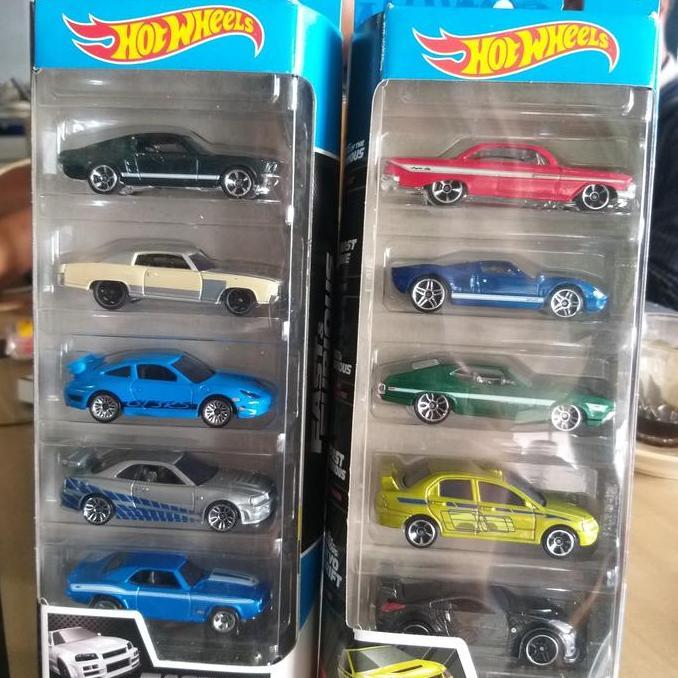 Hot Wheels Gift Pack Fast Furious Nissan Skyline Mitsubishi Lancer Evo