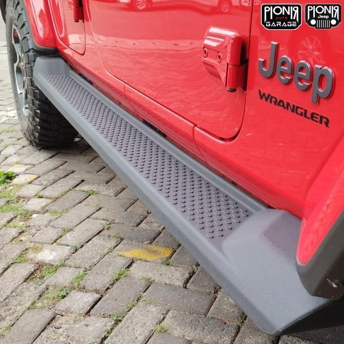 Promo Pijakan Kaki Jeep JL Side Step Jeep JL - Pijakan Kaki Plastik ABS Jeep Wrangler JL Factory Dis