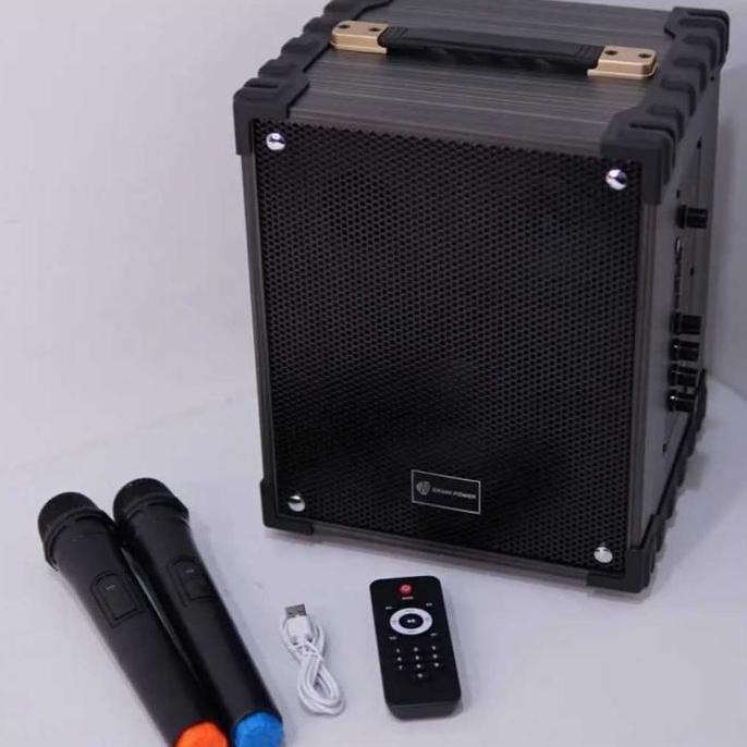 Speaker Speker Spiker Sepiker Sepeker Jumbo Besar Dengan Mic Karaoke Musik Music Box Bluetooth Full 