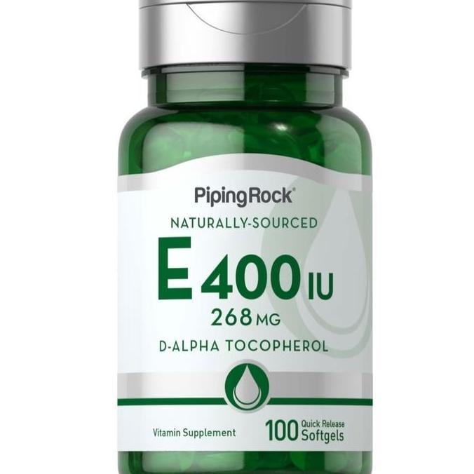 Pipingrock natural vitamin E 400iu isi 100 / vitamin e 400 iu