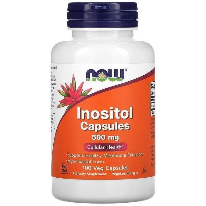 Now Foods Inositol 500mg | Myo-Inositol | Insulin & Lipid Metabolism