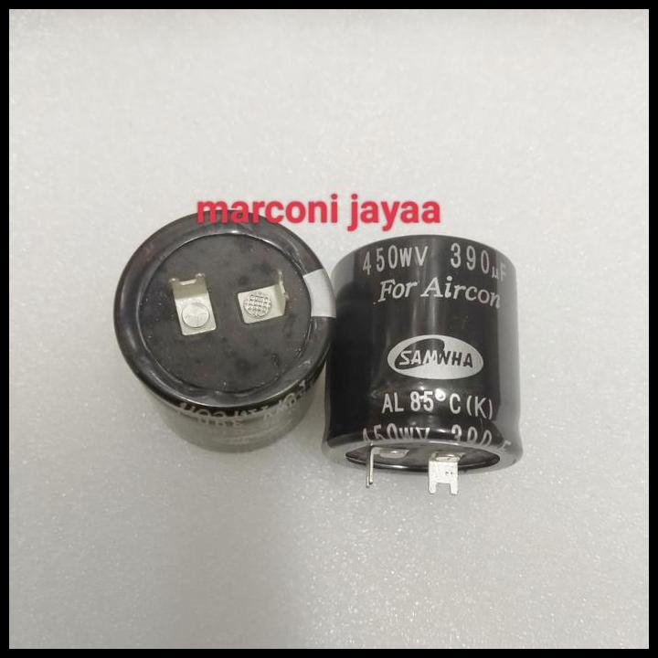TERLARIS KAPASITOR ELCO 390UF 450V 35X35 