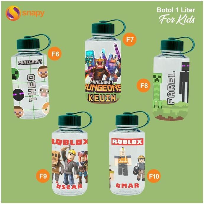 TUMBLER BOTOL MINUM LUNDEE CUSTOM 1 LITER