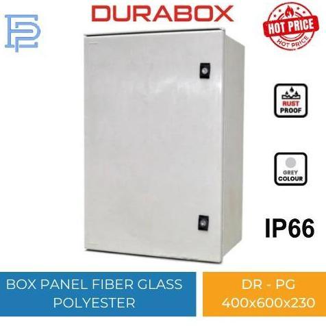Box Panel Fiber Durabox 400x600x230 mm IP66 WeatherProofASLI