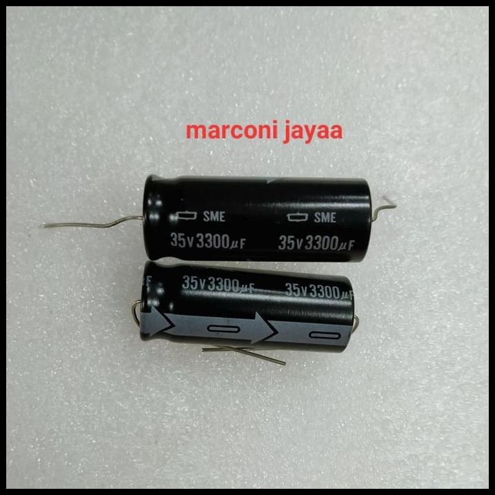 DISKON KAPASITOR 3300UF 35VOLT AXIAL 