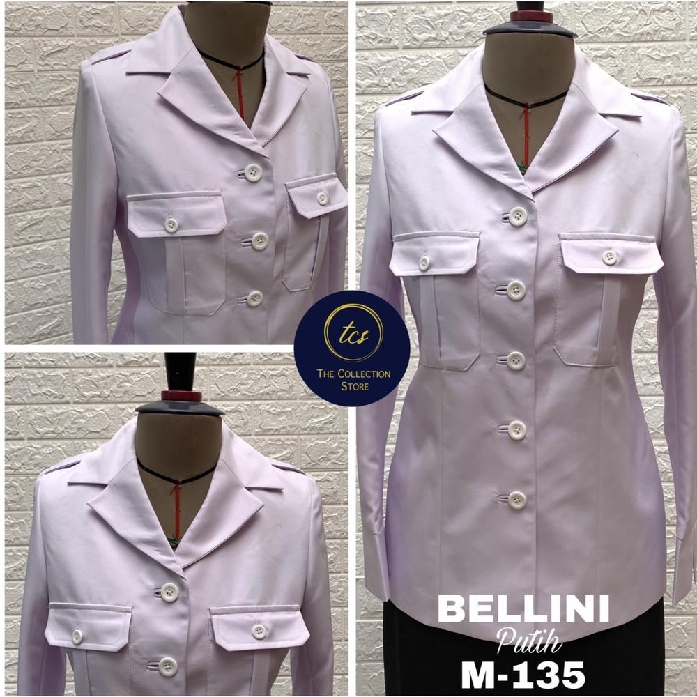 PREMIUM BLAZER BELLAGIO SERAGAM PUTIH PNS, DINAS, BLAZER GURU, JAS PUTIH