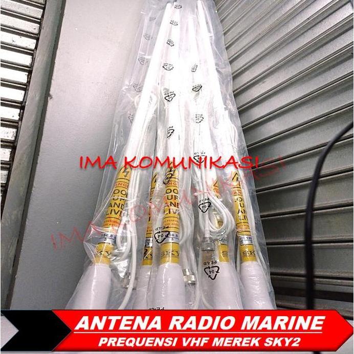 TERLARIS ANTENA RADIO MARINE VHF MERK SKY2 ANTENA KAPAL