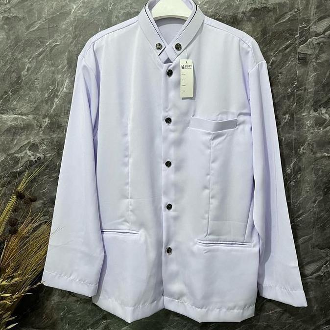 jasko jas koko Terbaru dan Ter elegan jasko Muslim Baju Pria Dewasa Panjang Motif Bordir Kain Nyaman