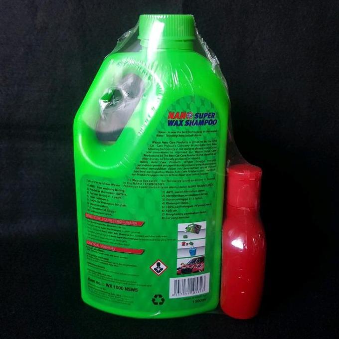 Waxco Shampoo Cuci mobil Nano Super Wax / Waxco Super Wax Shampoo 1 Liter Terlaris