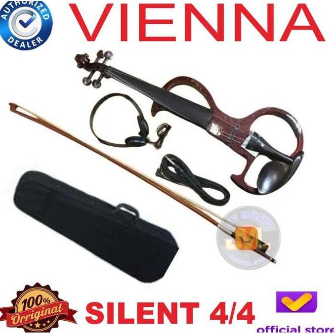 Biola Vienna Biola Elektrik 4/4 Original Violin Electric Silent