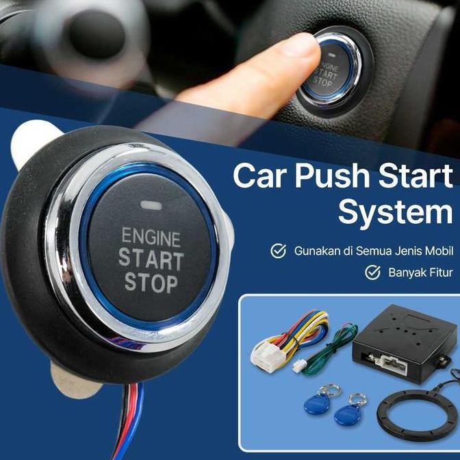 tombol Start stop engine Mobil System Keyless - avanza / calya / agya