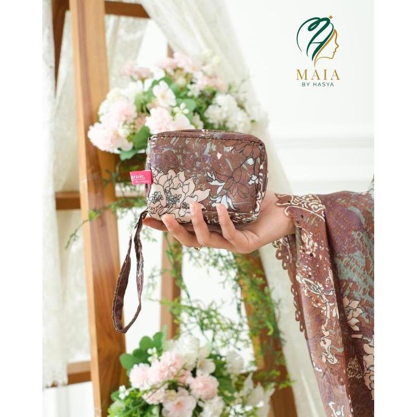 Mukena Sarah Motif Terbaru Mukena Travelling Mini Pouch Mini Jumbo Size Lasser Cut Mukena Dewasa - M