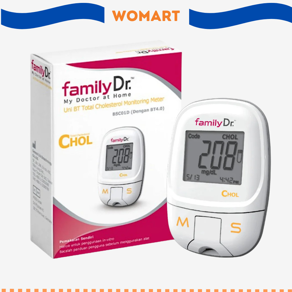 Alat Tes Kolesterol - Familydr Test Strip Kolesterol - 10 Pcs Womart