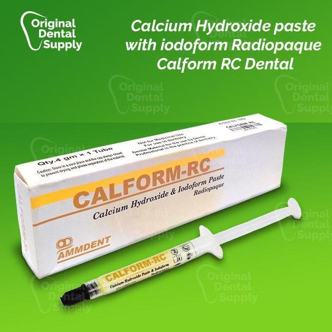Calcium Hydroxide paste with iodoform Radiopaque Calform RC Dental