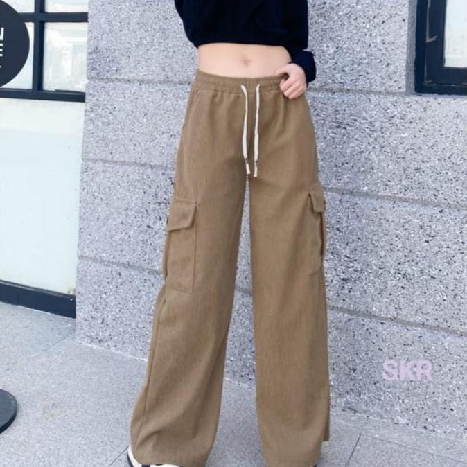Yurima- Celana Kodoray Skr/ Celana Kulot Kargo / Celana Kulot Kodoray Polos