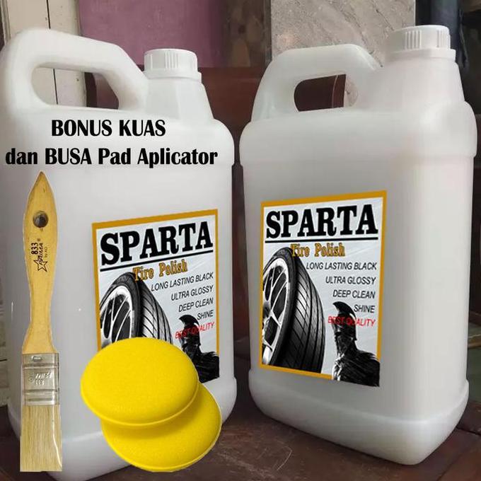 Carecar- Sparta Semir Ban 5 Liter / Pengkilap Ban / Penghitam Ban Mobil Motor