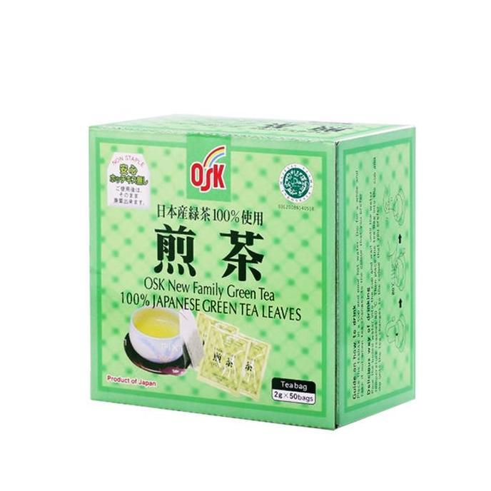 Winebluse- Osk Japanese Green Tea Original Isi 50 Sachet - Sencha Tea - Teh Hijau Original