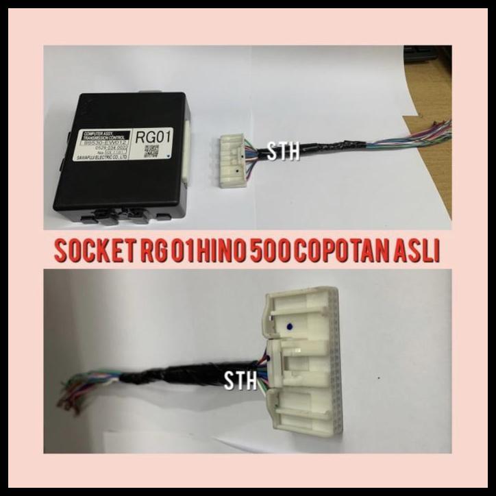 TERBARU KABEL ECU RG 01 SOCKET KABEL ECCU RG 01 TRANSMISI HINO 500 GARANSI ASLI