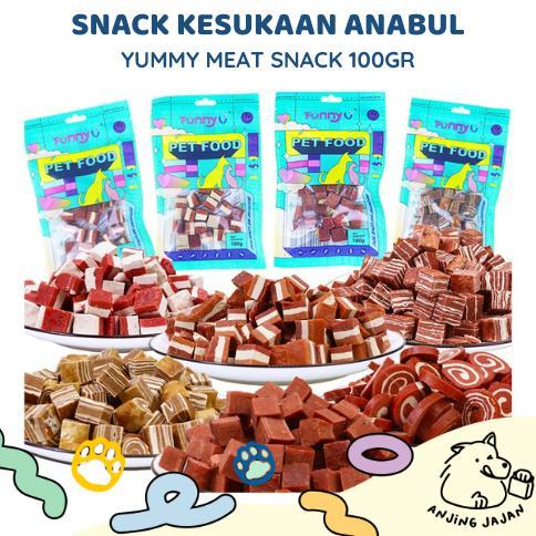 Snack Anjing Puppy Yummy 100gr | Snack Anjing Kecil | Snack Anjing