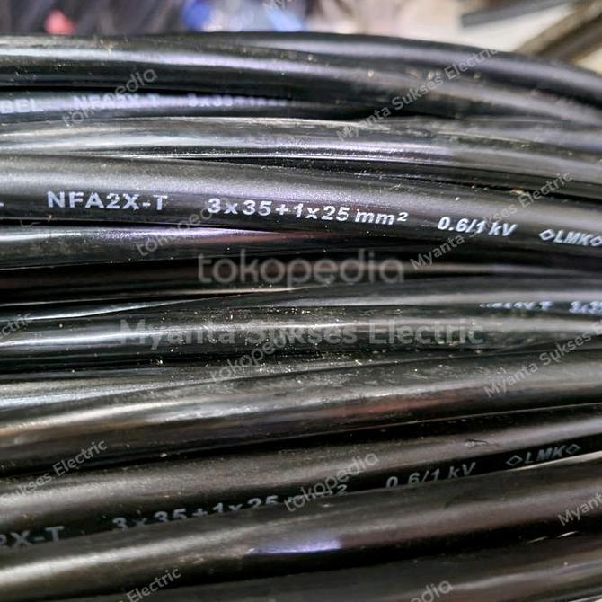 Promo Kabel Twist 3x35+25 / 4x35 mm POTONGAN Meteran  Eceran Twisted SR TIC JTR LVTC Diskon
