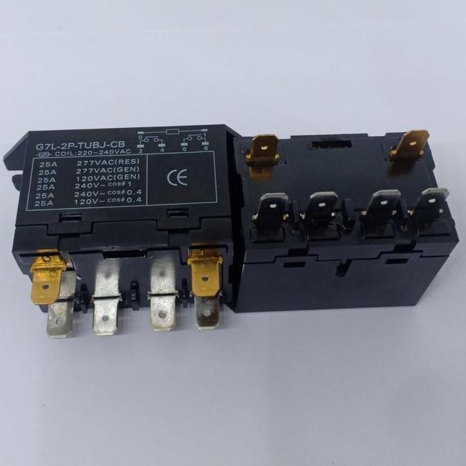 Promo Relay Compressor/ Kompresor AC G7L-2P-TUBJ 220-240 VAC 25A Diskon