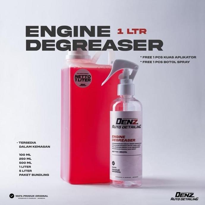 Carecar- Engine Degreaser 1 Liter Denz Auto Detailing - Pembersih Kerak Mesin