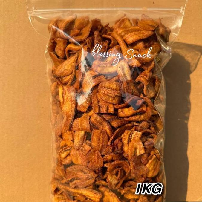 Nikmat- Kripik Pisang Sale Kering 1Kg Khas Cilacap / Sale Oven