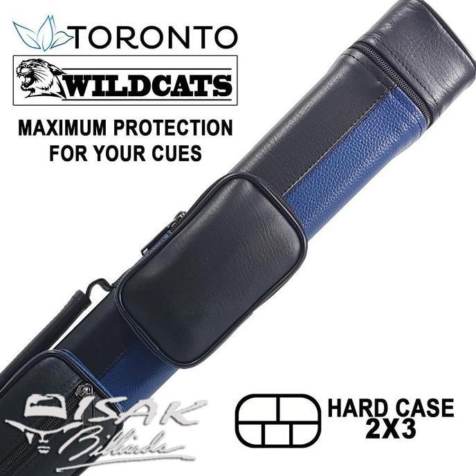 NEW Toronto Wildcats 2x3 Case 329 - Tas Stick Cue Billiard Biliar 2B3S