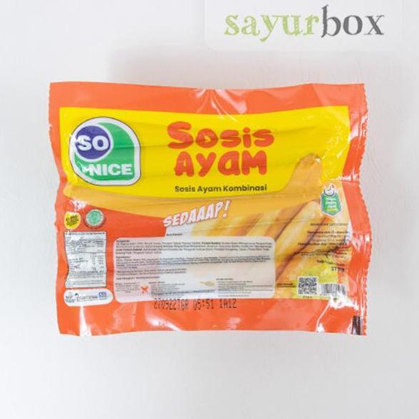 Nikmat- So Nice Sedaaap Sosis Ayam 375 Gram Sayurbox