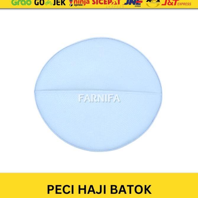 Colkid- Peci Haji Batok Kopiah Putih Polos Keras Ukuran Anak Dan Dewasa