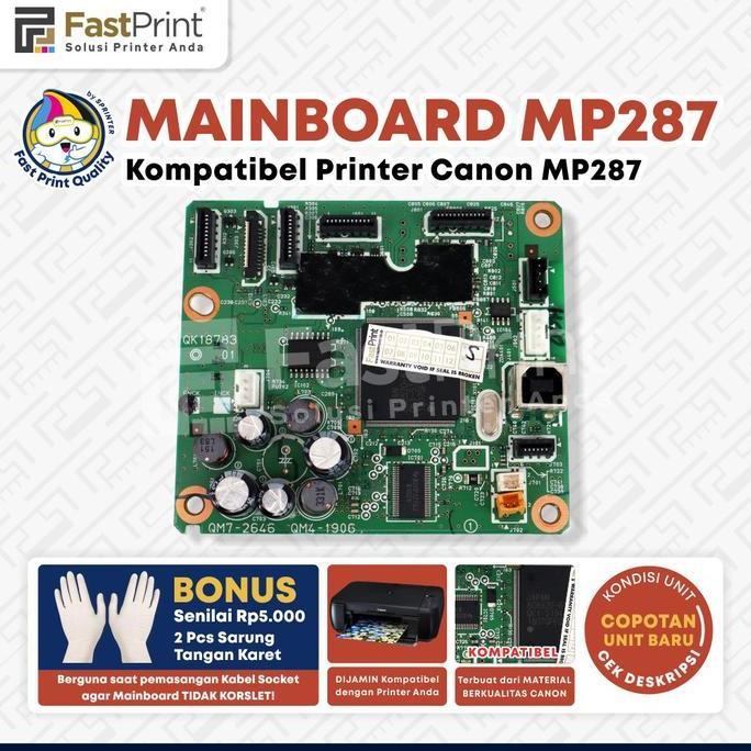 Solid- Motherboard Mainboard Kompatibel Printer Original Canon Mp287