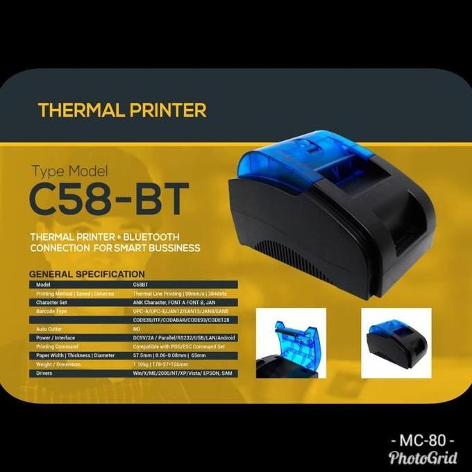 Solid- Bri Link Moka Pos Printer Bluetooth Android (Mokapos Brilink)