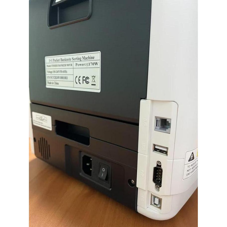 Grosir Toshio Mesin Hitung Uang Banker 900Vr, 43 Mata Uang, Rupiah & Valas, Deteksi Nominal, Nomor S