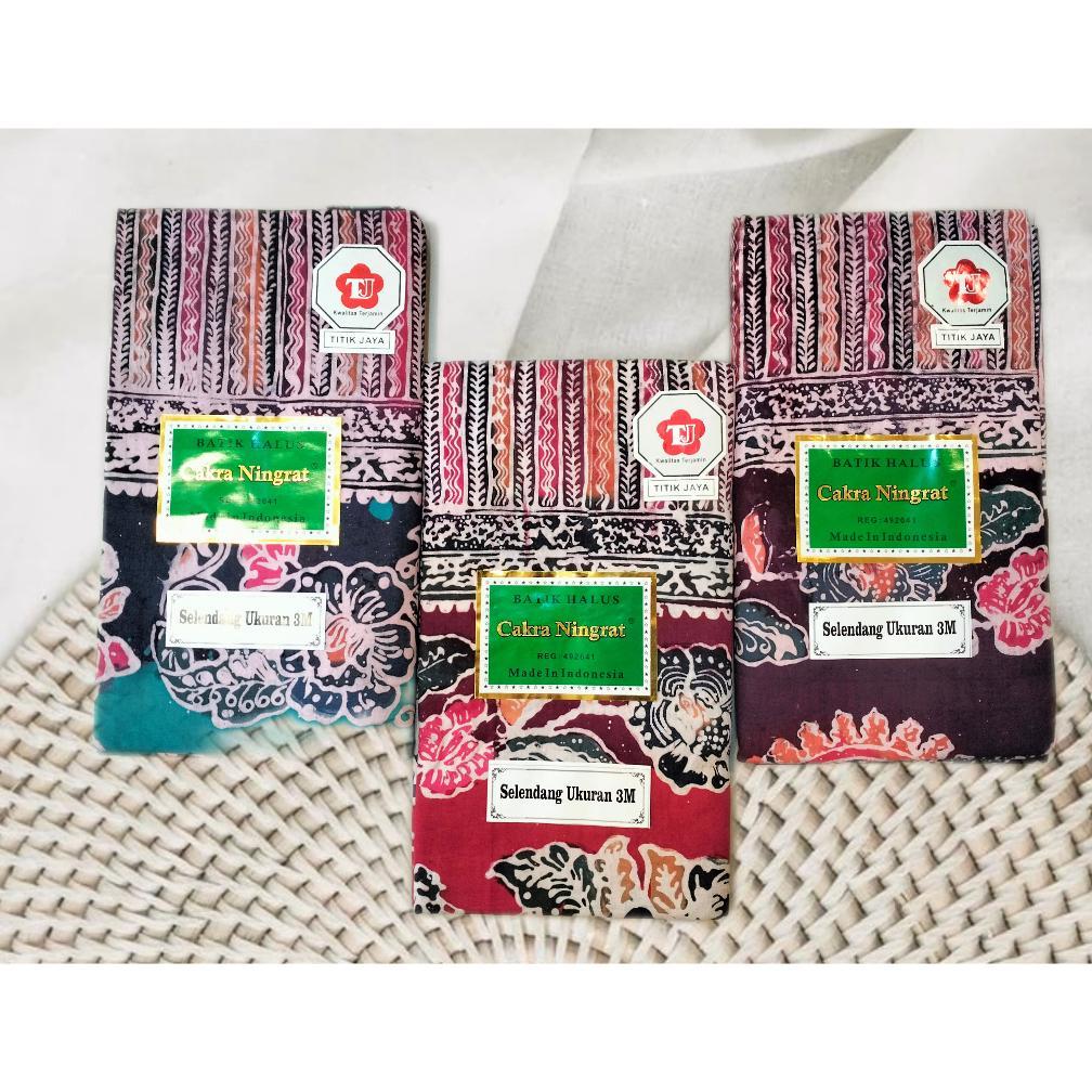 New Sale Selendang Batik Cakra Ningrat 3M | Gendongan Jarik Bayi Kain Batik