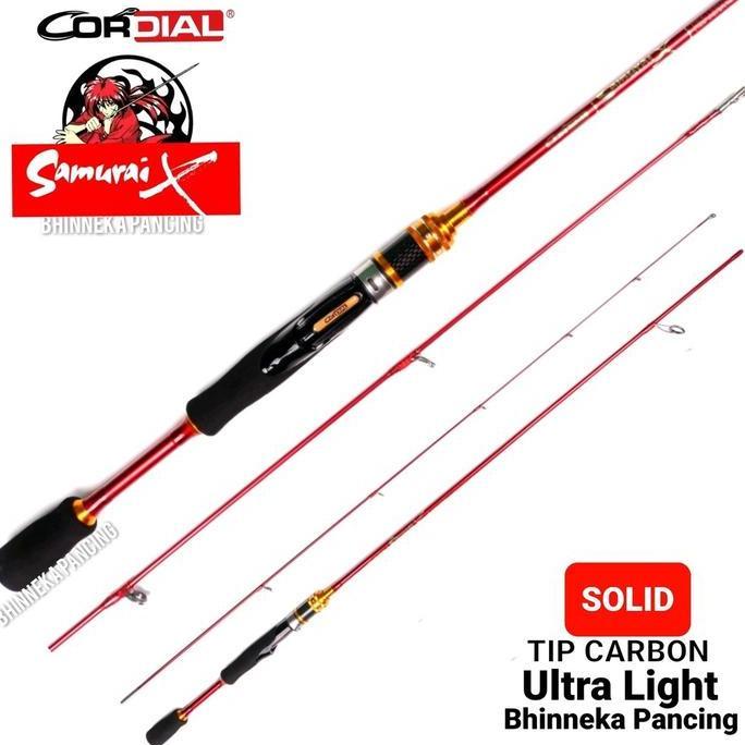 Codbisa- Joran Ul Cordial Generation Z | Samurai X 198Ul | 198Xul | Panjang 198Cm | Solid Tip
