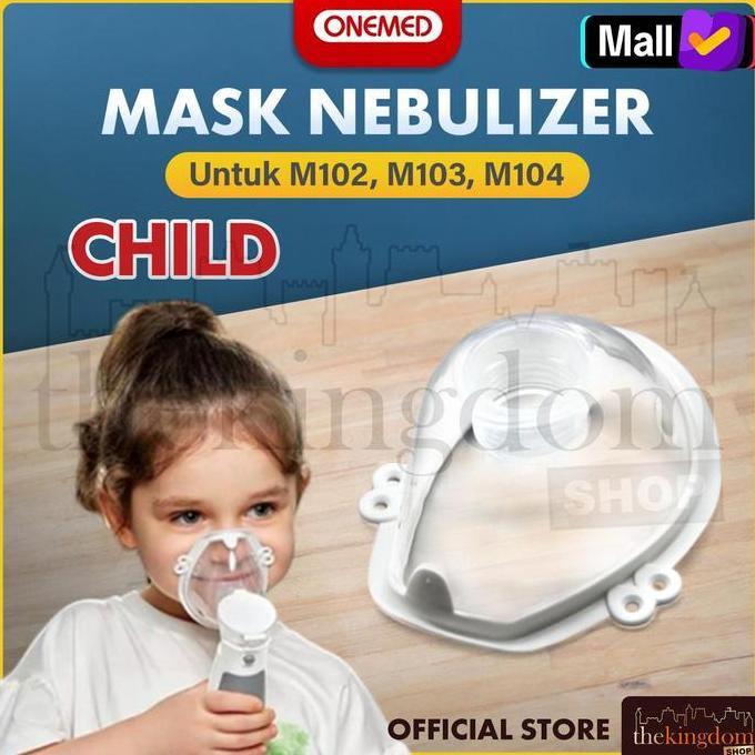 CARMANELO Onemed M102 M103 M104 Mask Nebulizer Child Masker Neb Kit Kecil M 102 103 104 Fashion Anak