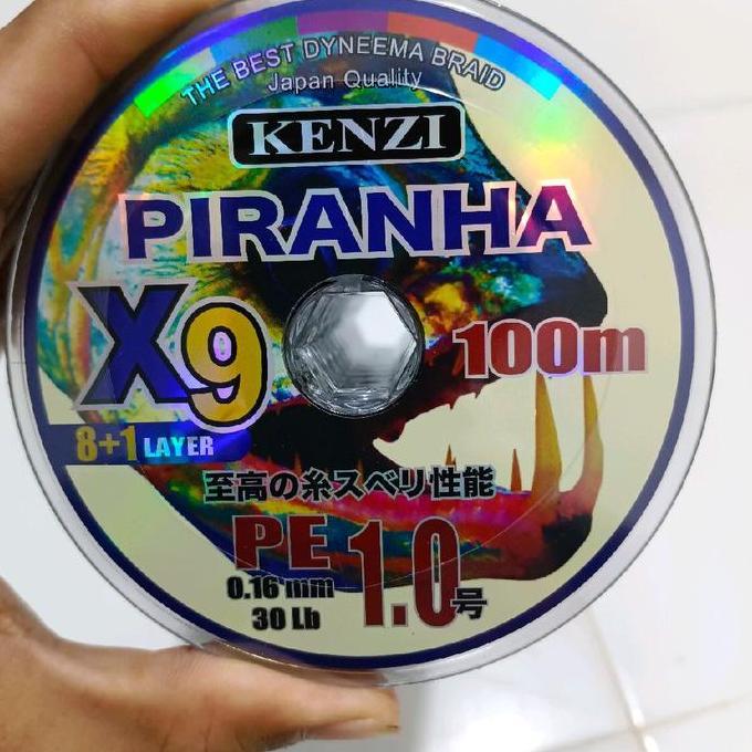 Senar Pancing Pe Kenzi Piranha X9 100M