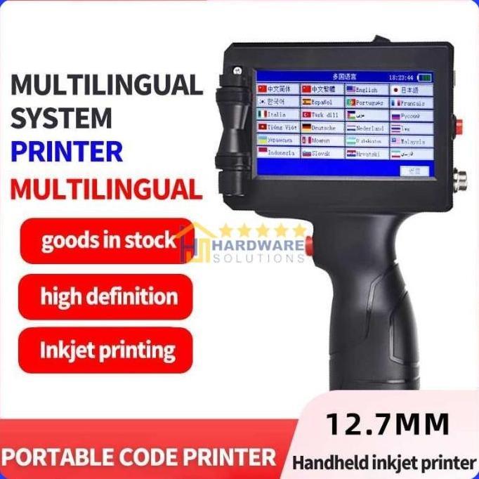 NEROZA Mesin Coding Expired Date Logo Portable Handheld Printer Inkjet